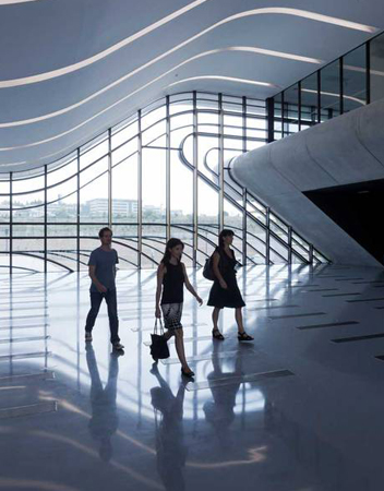 Pierre Vives building . Montpellier . Zaha Hadid