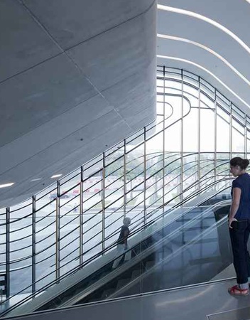 Pierre Vives building . Montpellier . Zaha Hadid