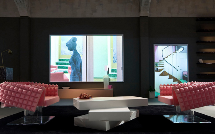 OMA Knoll Prada AW 2013 menswear show