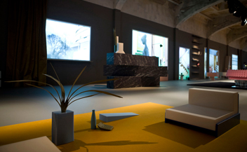 OMA Knoll Prada AW 2013 menswear show