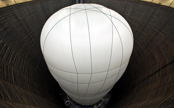 Christo and Jeanneclaude . Big Air Package . Gasometer Oberhausen . German