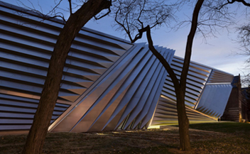 Eli & Edythe Broad Art Museum . Zaha Hadid Architects . Michigan State University . East Lansing.  USA