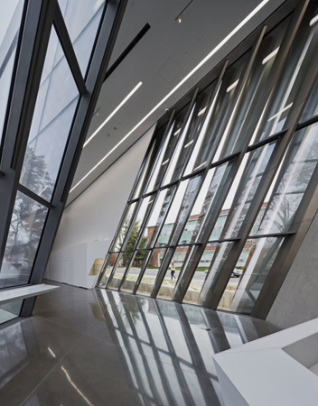 Eli & Edythe Broad Art Museum . Zaha Hadid Architects . Michigan State University . East Lansing.  USA