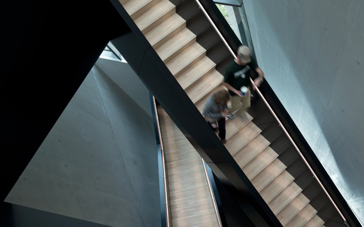 Eli & Edythe Broad Art Museum . Zaha Hadid Architects . Michigan State University . East Lansing.  USA