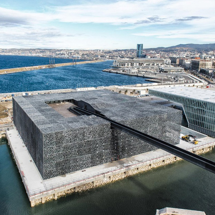 MuCem Museum . Rudy Ricciotti . Marseille . France
