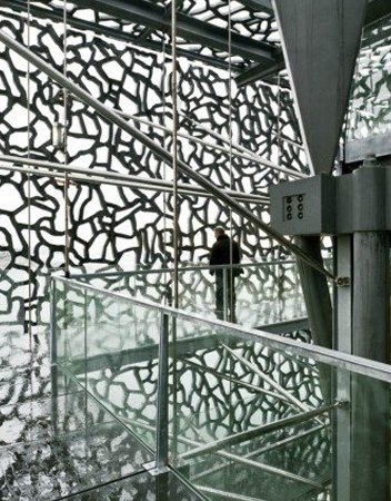  	MuCem Museum . Rudy Ricciotti . Marseille . France