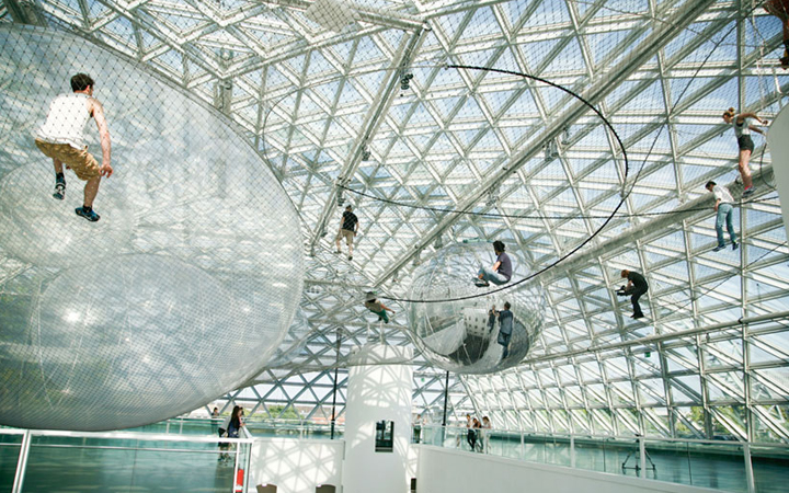 Tomas Saraceno . In Orbit . k21 Standehaus . Dusseldorf . Germany