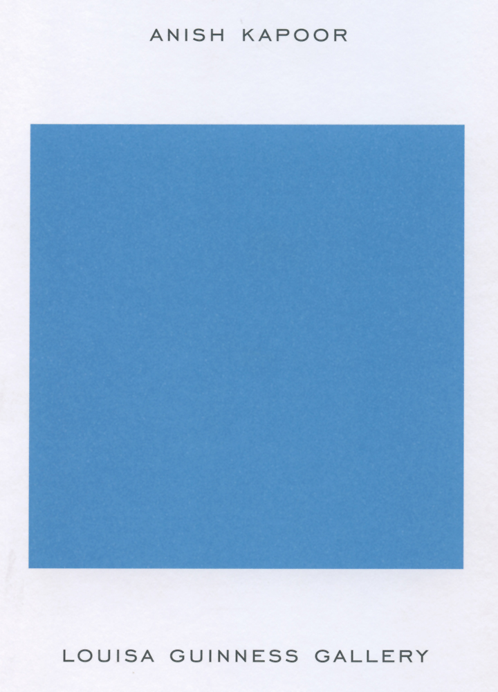 Anish Kapoor . Louisa Guinness Gallery . London