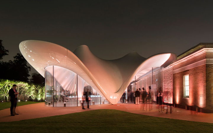 Serpentine Sackler Gallery . Zaha Hadid . Kensington Garden . London . England