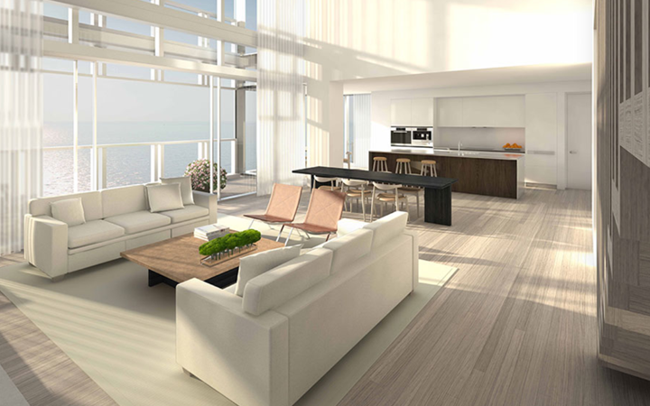 The residences at Miami Beach Edition . John Pawson