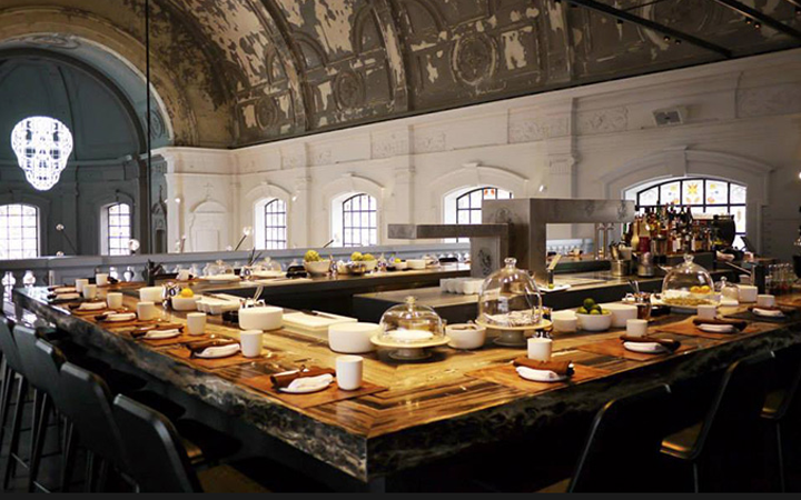 The Jane restaurant . Antwerp . Belgium