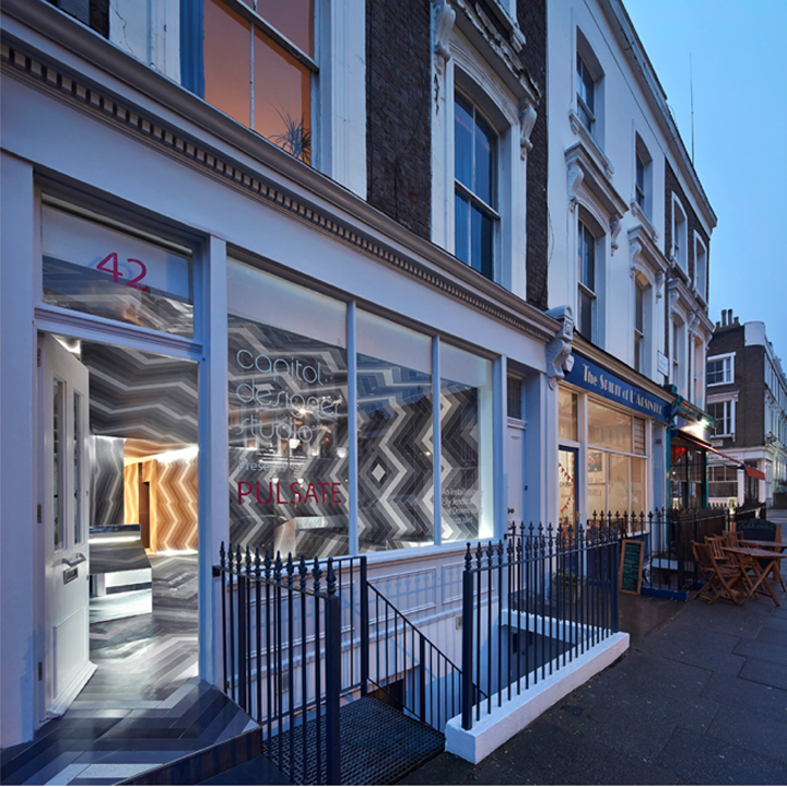 Pulsate installation . Lily Jencks & Nathanael Dorent