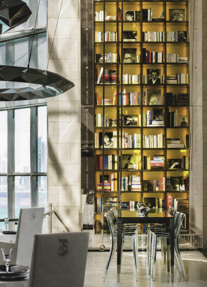 Idam restaurant . Qatar . Alain Ducasse . Philippe Starck