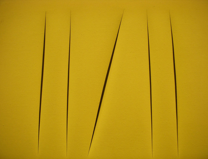 Lucio Fontana . MAM . Paris . France