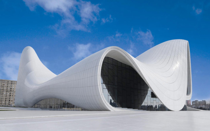 Heydar Aliyev Centre . Zaha Hadid . Baku . Azerbaijan