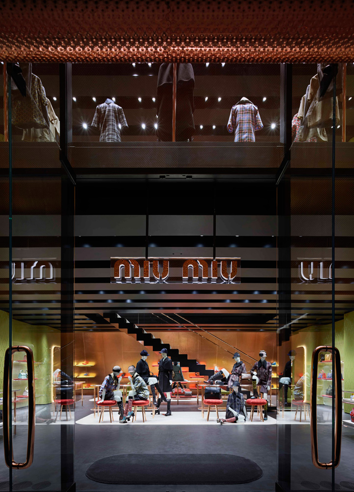 Miu Miu Tokyo store . Herzog & De Meuron