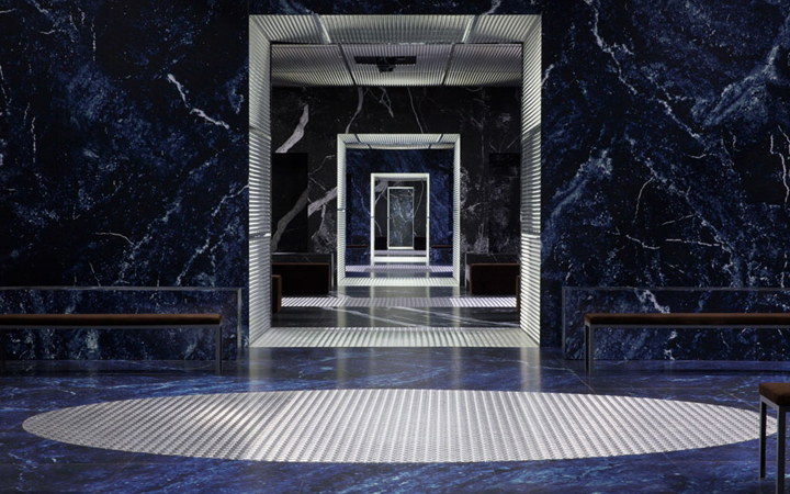 OMA-AMO . Prada mens fashion week . Infinite Palace . Milan . Italy