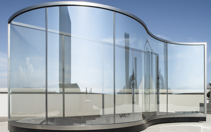 Dan Graham . Two-Nodes . MAMO . Marseille . France