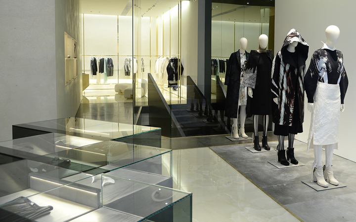 Krizia . De Cotiis . via della Spiga . Milano . Italy