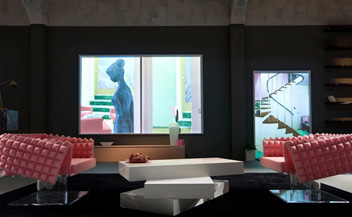 OMA Knoll Prada AW 2013 menswear show