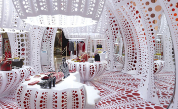 Louis Vuitton . London . Yayoi Kusama . Marc Fornes