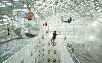 Tomas Saraceno . In Orbit . k21 Standehaus . Dusseldorf . Germany